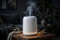 KAVRYNEX Ultrasonic Aroma Humidifier emitting cool mist