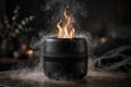 KAVRYNEX Flame Aroma Diffuser with realistic fire glow